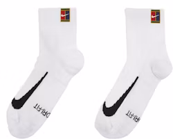 Nike Court Multiplier MAX Soft Quick-Dry Socks Unisex 2 Pairs White/White CU1309-100 Nike Court Multiplier MAX Soft Quick-Dry Socks Unisex 2 Pairs White/White CU1309-100