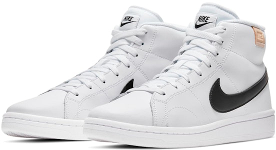 Nike Court Royale 2 Mid 休閒 中幫 板鞋 男款 白黑 Lookbook Nike Court Royale 2 Mid 休閒 中幫 板鞋 男款 白黑