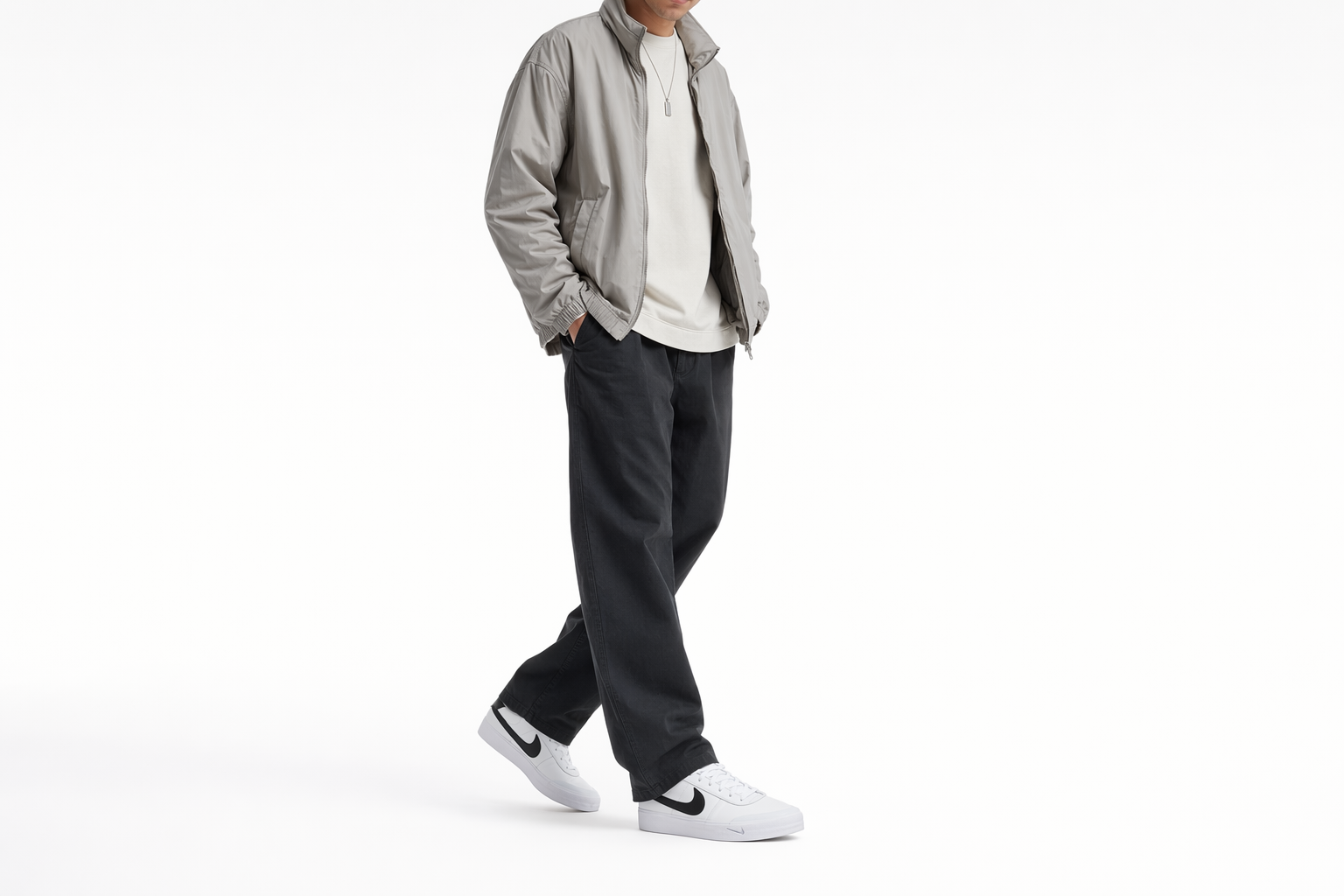 Order 나이키 코트 슈트 '화이트 블랙' FQ8146-104