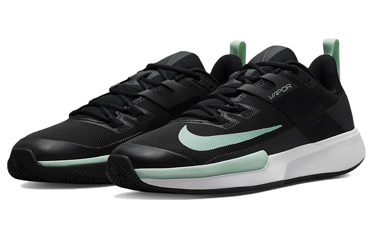 Lookbook Nike Court Vapor Lite 'Clay Hitam Hijau' DH2949-005
