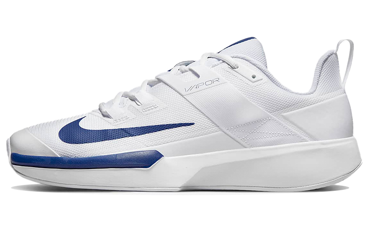 Nike Court Vapor Lite Low-Top Tennis Shoes White/Blue DH2949-141