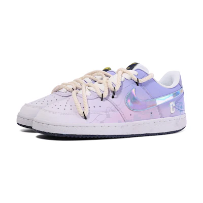 Nike Court Vision 1 'Da Vinci Starry Y2K Graffiti Purple'