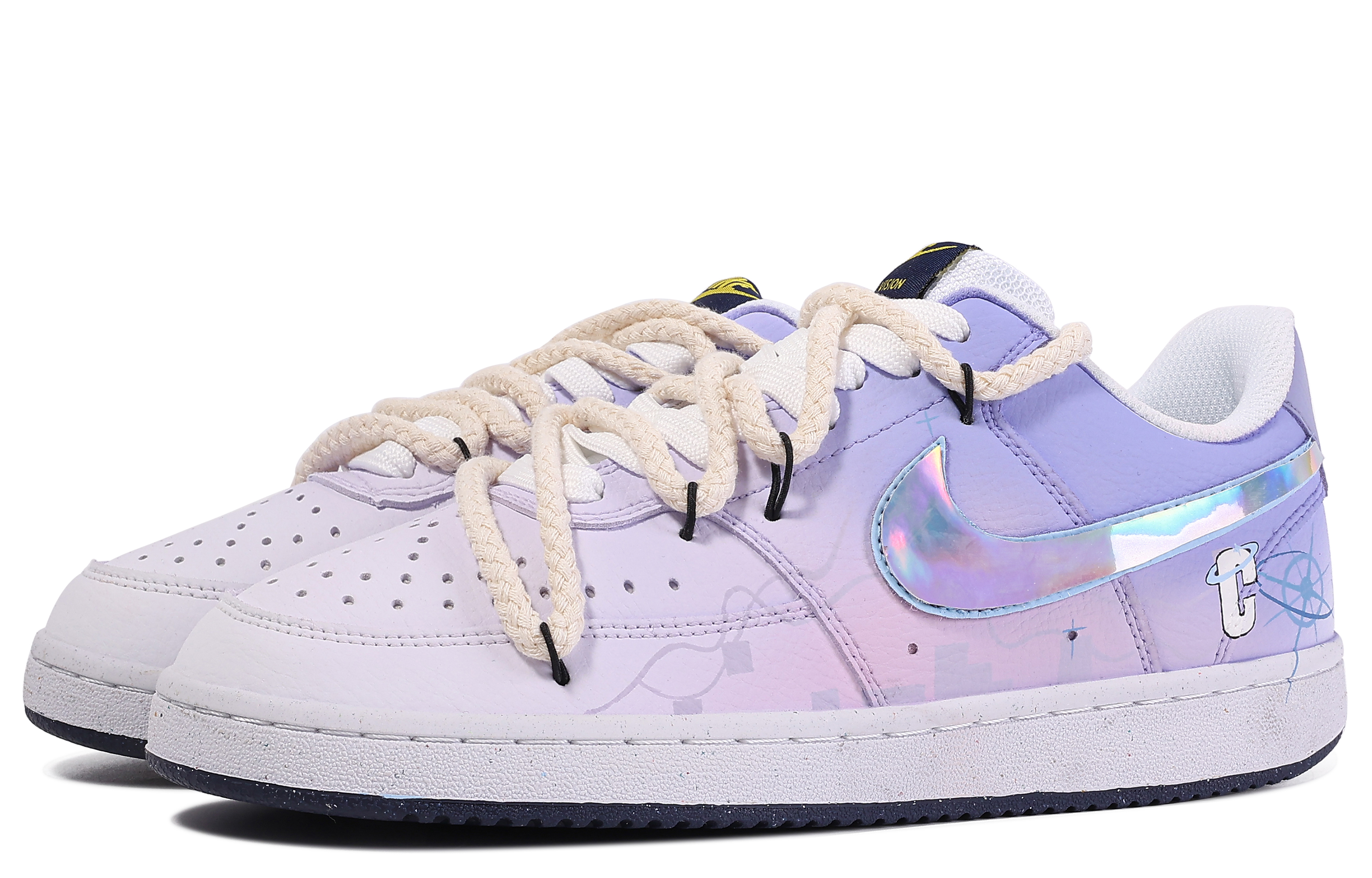 Nike Court Vision 1 'Da Vinci Y2K Graffiti' 圖 5