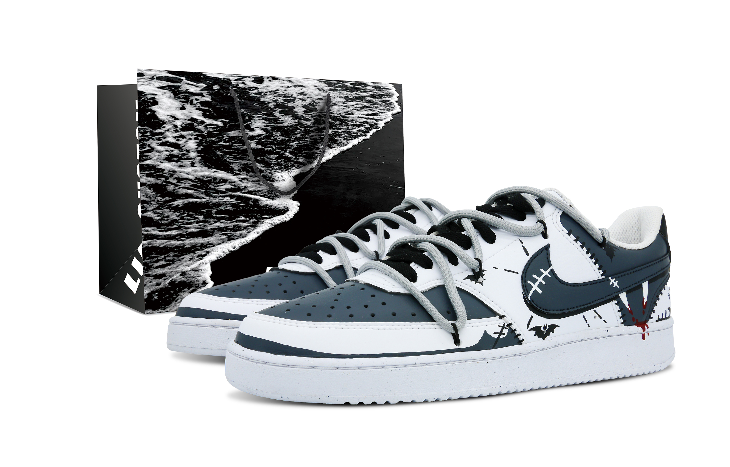 Nike Court Vision 1 Low 'Dracula Halloween'