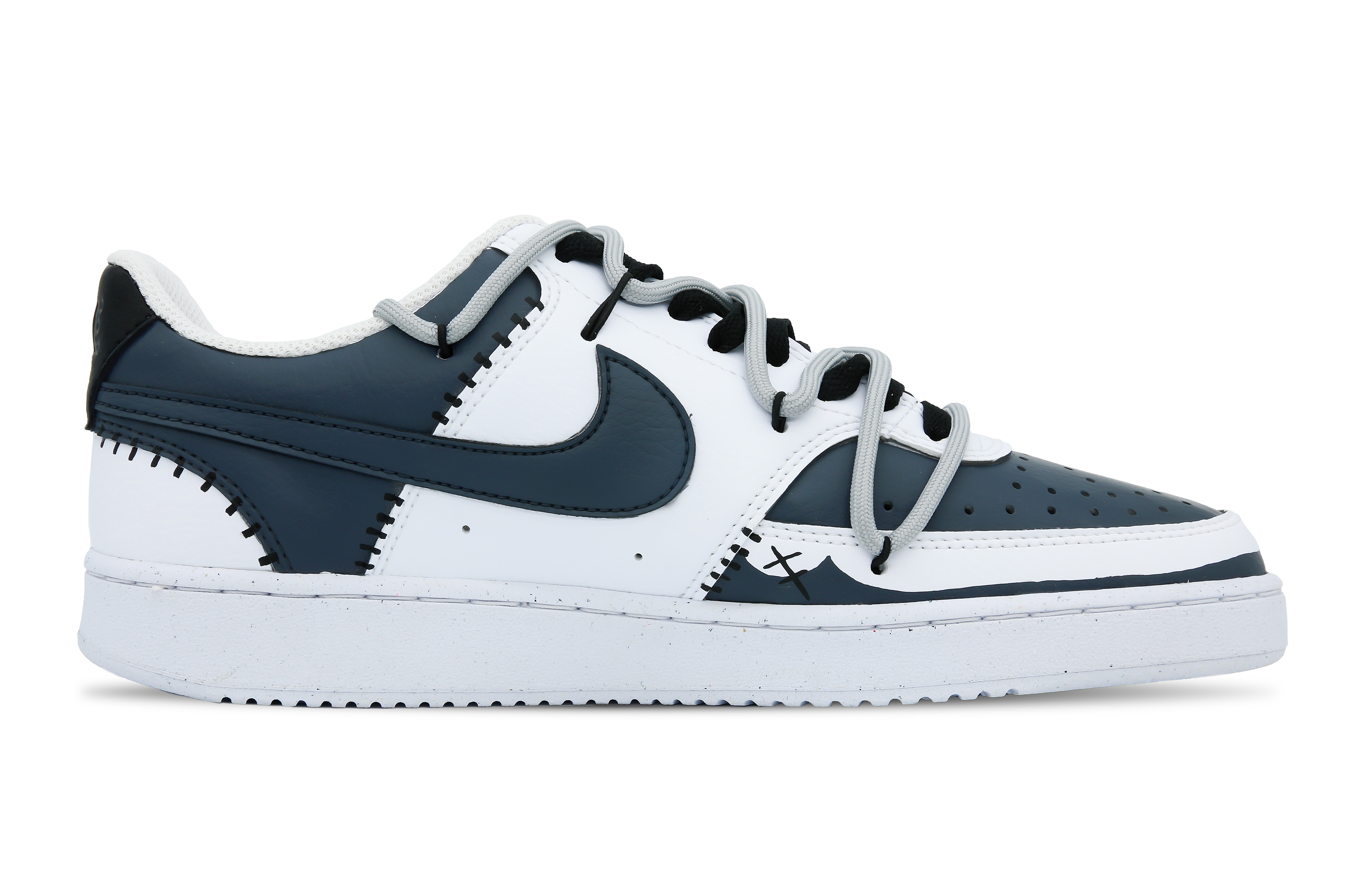 Nike Court Vision 1 Low 'Dracula Halloween' 圖 3