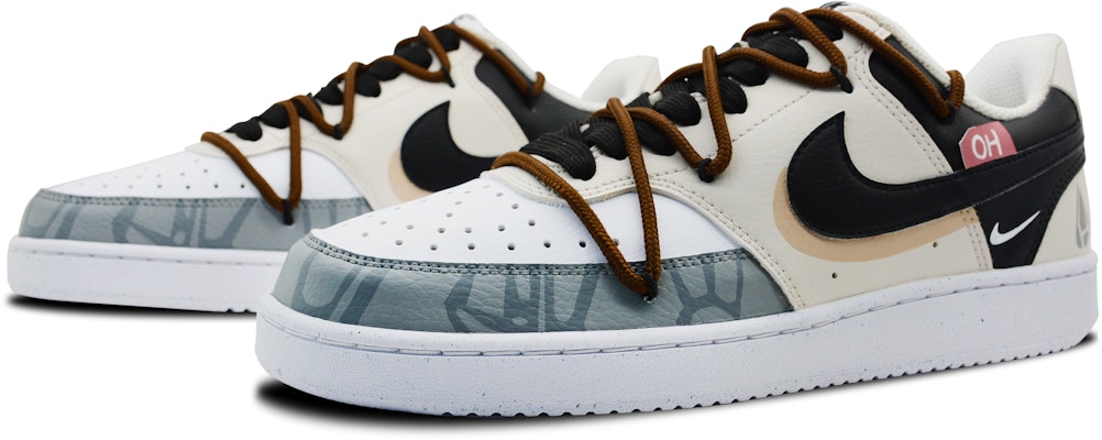 Nike Court Vision 1 Low 'Hidden Rain Hermit - Geometri Dekonstruksi - Merlad Graffiti' DH2987-101-459197 Lookbook Nike Court Vision 1 Low 'Hidden Rain Hermit - Geometri Dekonstruksi - Merlad Graffiti' DH2987-101-459197
