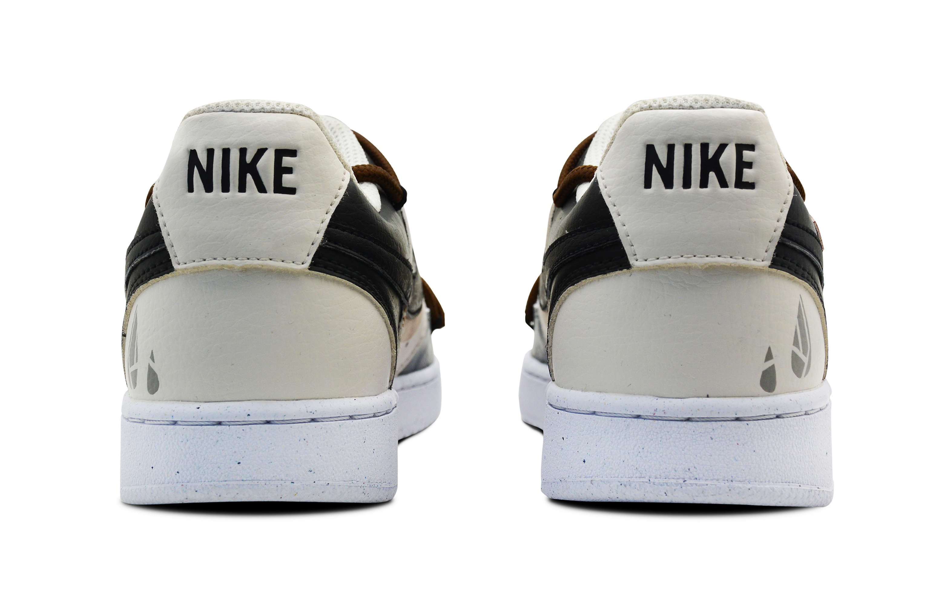 Shop 【定制球鞋】 Nike Court Vision 1 Low 雨隱者 幾何解構 美拉德塗鴉 噴繪 撞色 防滑減震 低幫 板鞋 男款 黃灰