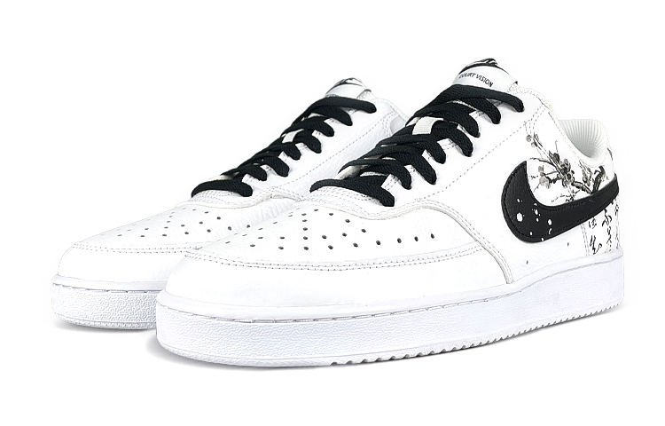 Nike Court Vision 1 Low 'Ink Plum Blossom' 圖 3