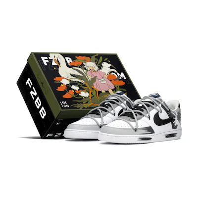 Nike Court Vision 1 Low 'Splatter Graffiti'