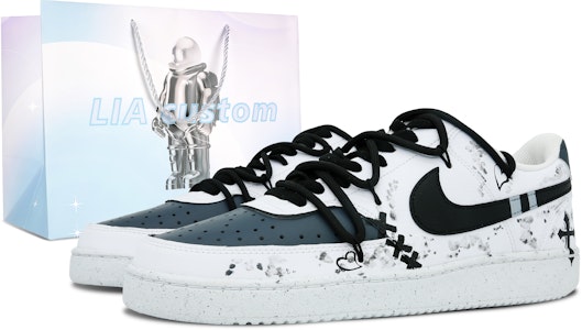 Nike Court Vision Low 'Cross Seal Planet Tote' - Kasut Rendah 'Planet Tote'. DH2987-101-481316 Buy Nike Court Vision Low 'Cross Seal Planet Tote' - Kasut Rendah 'Planet Tote'. DH2987-101-481316