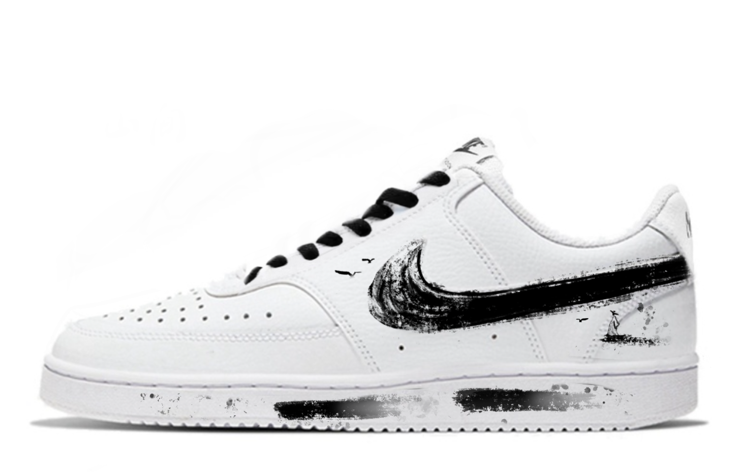 Buy Nike Court Vision Low 'Salpicadura de Grafiti y Tinta' DH3158-101-484858