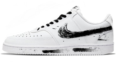 Nike Court Vision Low 'Graffiti Splash Ink' DH3158-101-484858 Nike Court Vision Low 'Graffiti Splash Ink' DH3158-101-484858