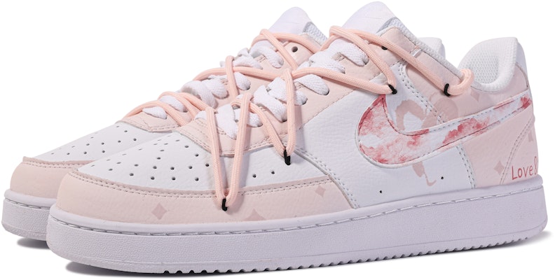 Nike Court Vision Low 'Graffiti Putih Merah Jambu' CD5463-100-450852 Shop Nike Court Vision Low 'Graffiti Putih Merah Jambu' CD5463-100-450852