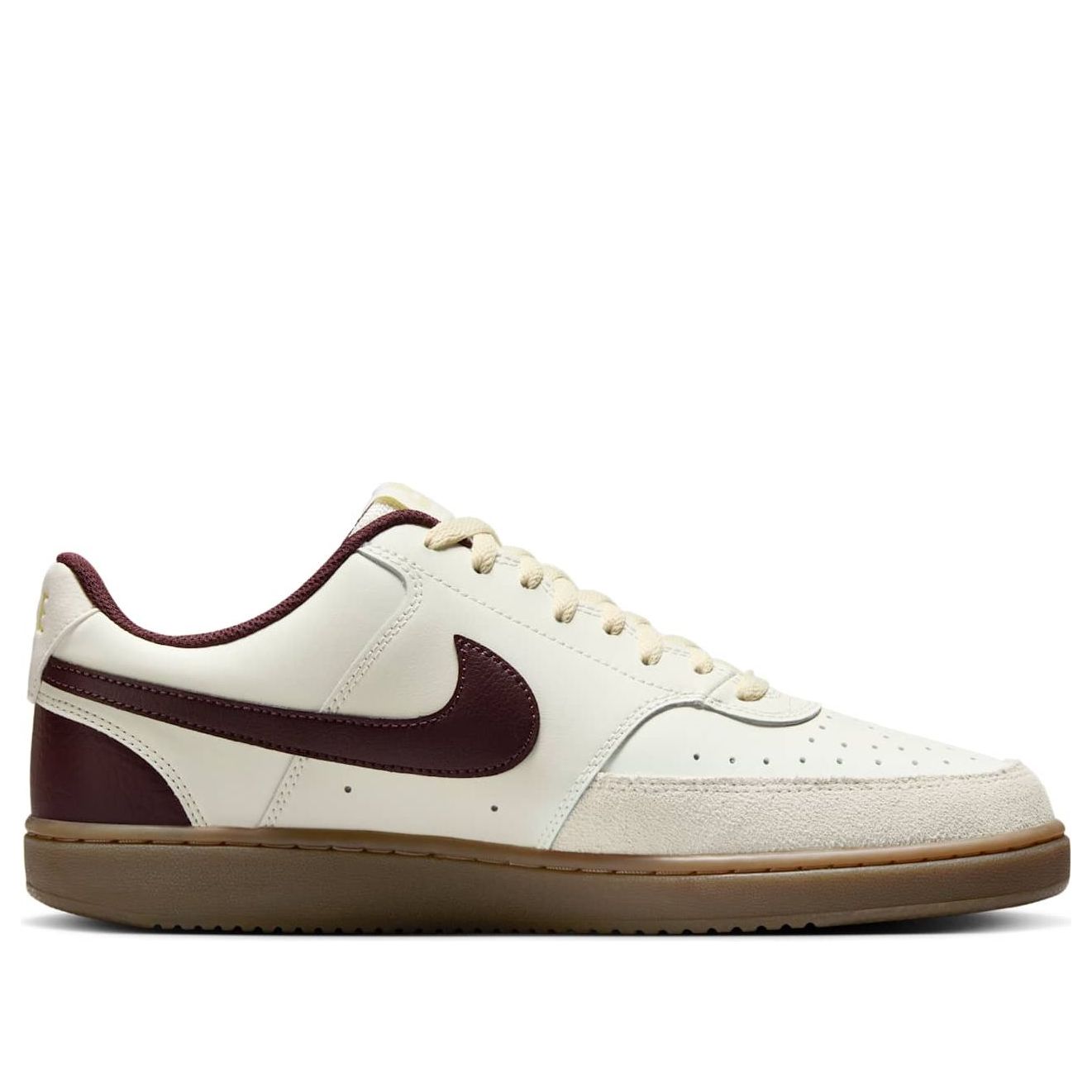 Lookbook 耐克Court Vision Low '米白酒红' HV2530-101