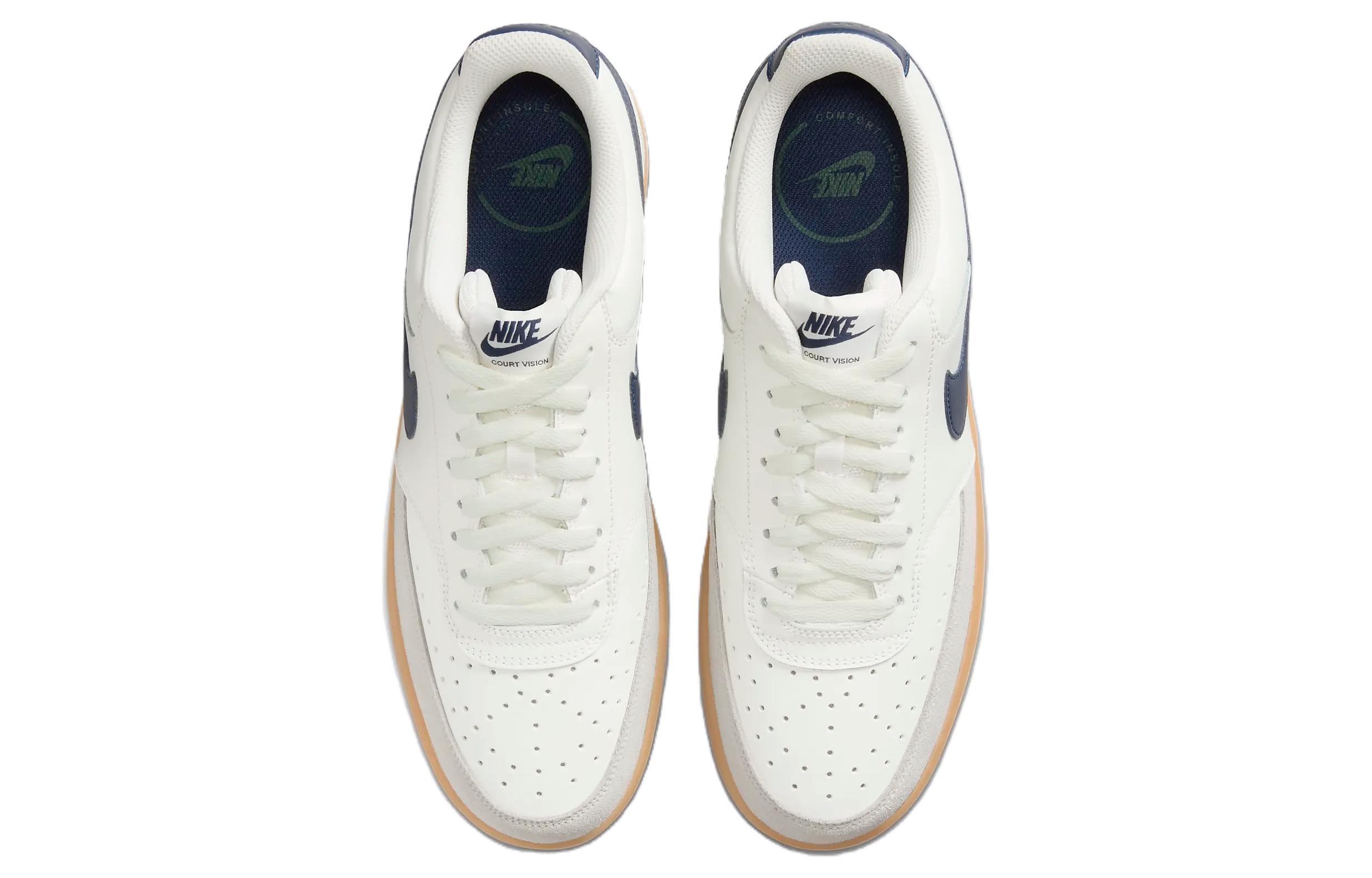 Shop Nike Court Vision Low 'Sail Midnight Navy' HF1068-133