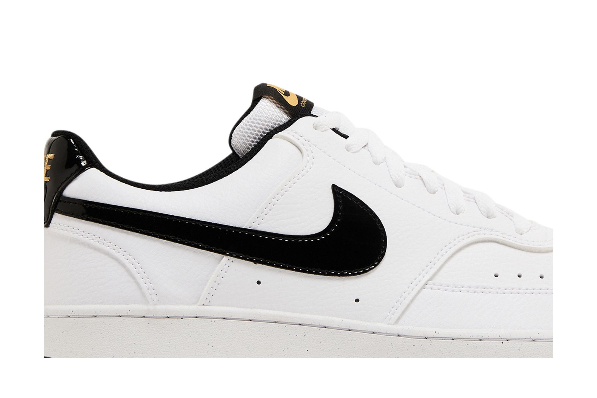 Order ナイキ コート ビジョン LO 白黒金 (Nike Kōto Bijon LO Shirokuro Kin) DV1899-100