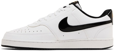 Nike Court Vision Low 'Putih Hitam Emas Metalik' DV1899-100 Lookbook Nike Court Vision Low 'Putih Hitam Emas Metalik' DV1899-100