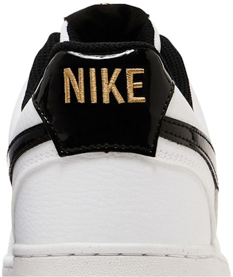 Nike Court Vision Low 'White Black Metallic Gold' DV1899-100 Sizing Nike Court Vision Low 'White Black Metallic Gold' DV1899-100
