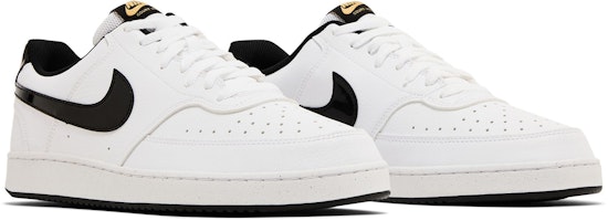Nike Court Vision Low 'Putih Hitam Emas Metalik' DV1899-100 Cheap Nike Court Vision Low 'Putih Hitam Emas Metalik' DV1899-100