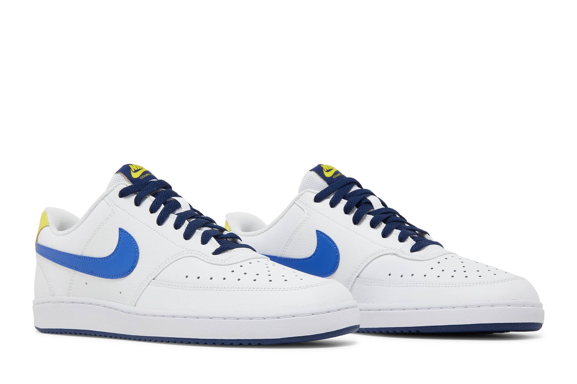 Cheap Nike Court Vision 1 Hyper Royal 休閒 輕便 低筒 板鞋 男款 白藍色