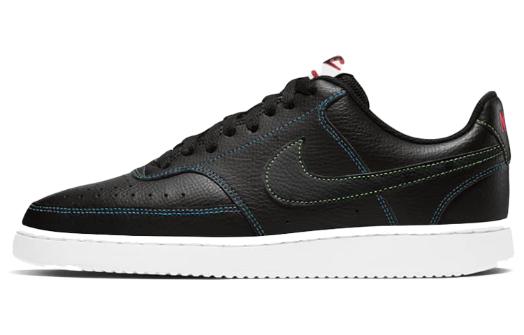 Buy Nike Court Vision Low Hitam Multicolor 'Overlay Stitch' CD5463-006