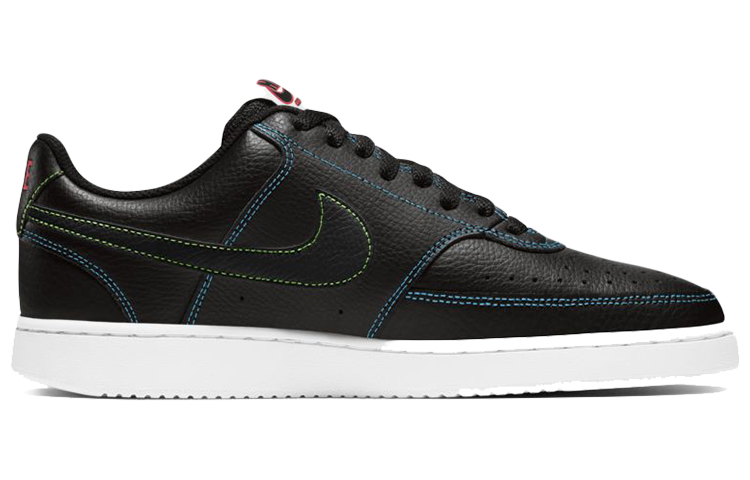Nike Court Vision Low Black Multicolor 'Overlay Stitch' 圖 2