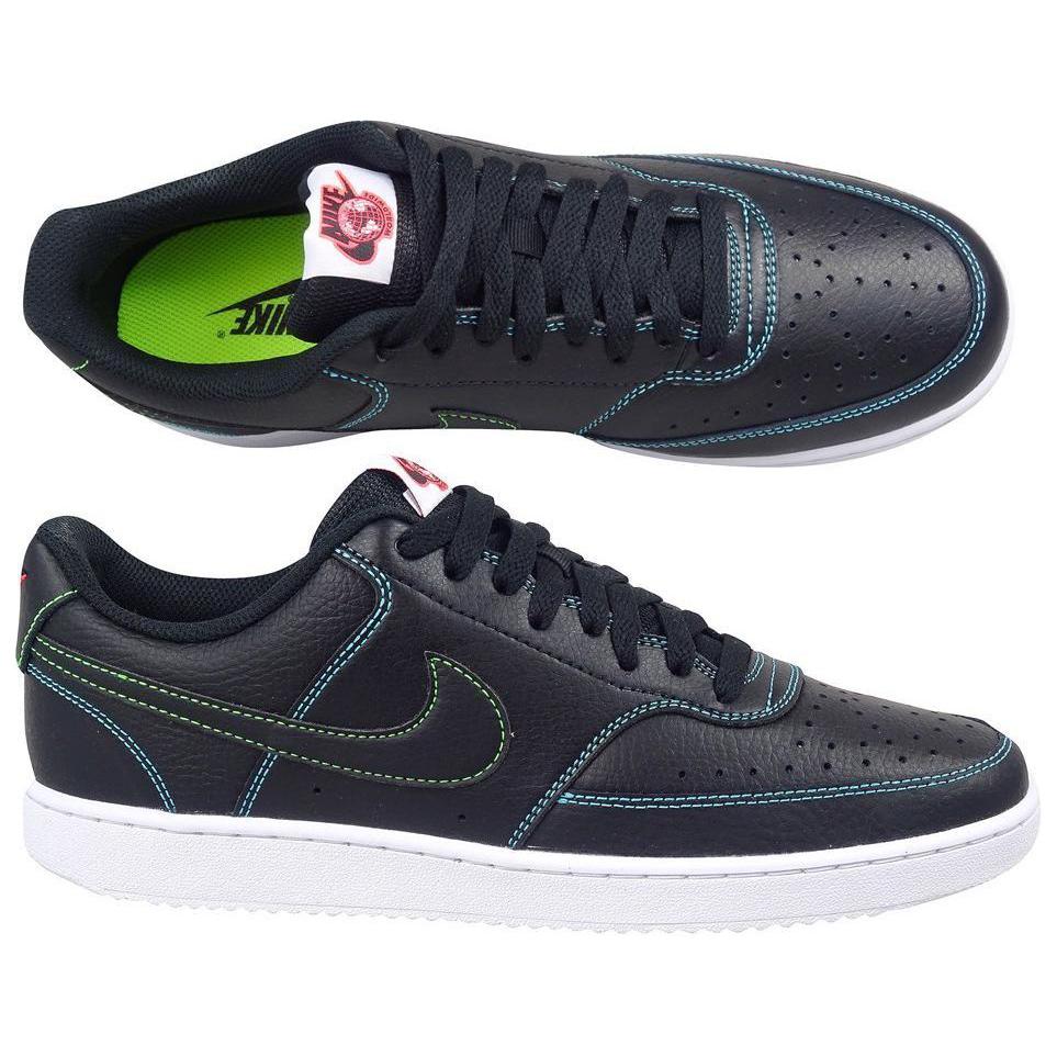 Nike Court Vision Low Black Multicolor 'Overlay Stitch' 圖 3