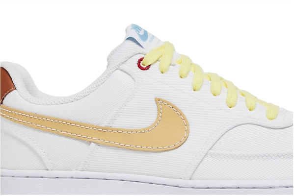 나이키 코트 비전 로우 캔버스 '화이트 세서미' DV0736-100 Order 나이키 코트 비전 로우 캔버스 '화이트 세서미' DV0736-100