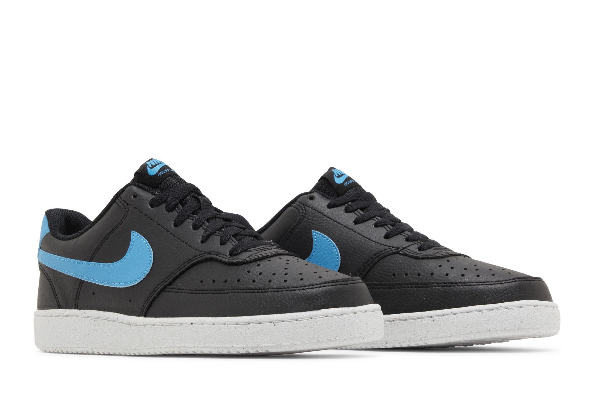 Cheap Nike Court Vision Low Next Nature 'Black Laser Blue' DH2987-005