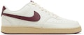 Nike Court Vision Low Next Nature 'Sail Dark Beetroot' Lelaki/Wanita FB8942-133