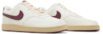Nike Court Vision Low Next Nature 'Sail Dark Beetroot' Lelaki/Wanita FB8942-133