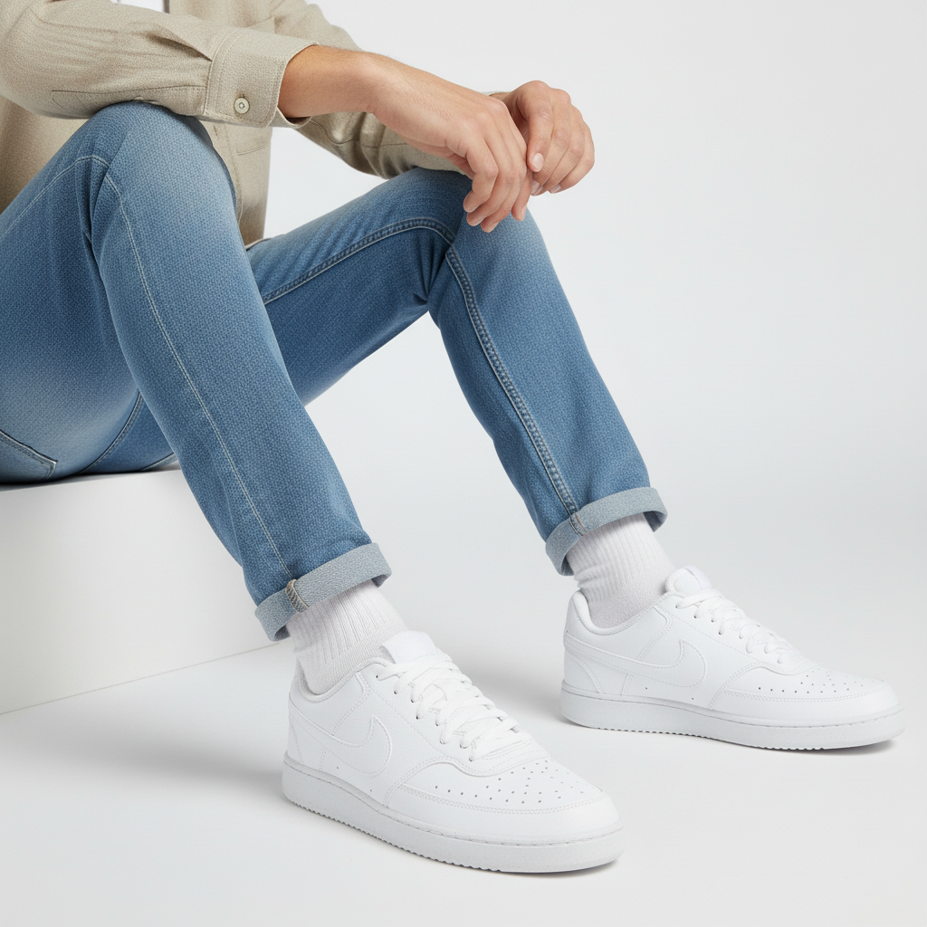 Order Nike Court Vision Low Next Nature 'Triple White' - Putih Serba Putih DH2987-100