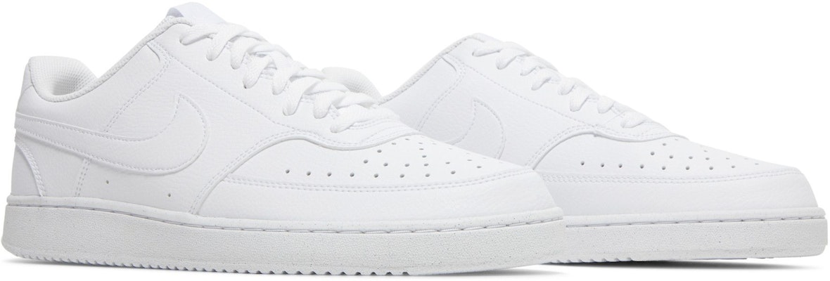 Nike Court Vision Low Next Nature 'Triple White' - Putih Serba Putih DH2987-100 2