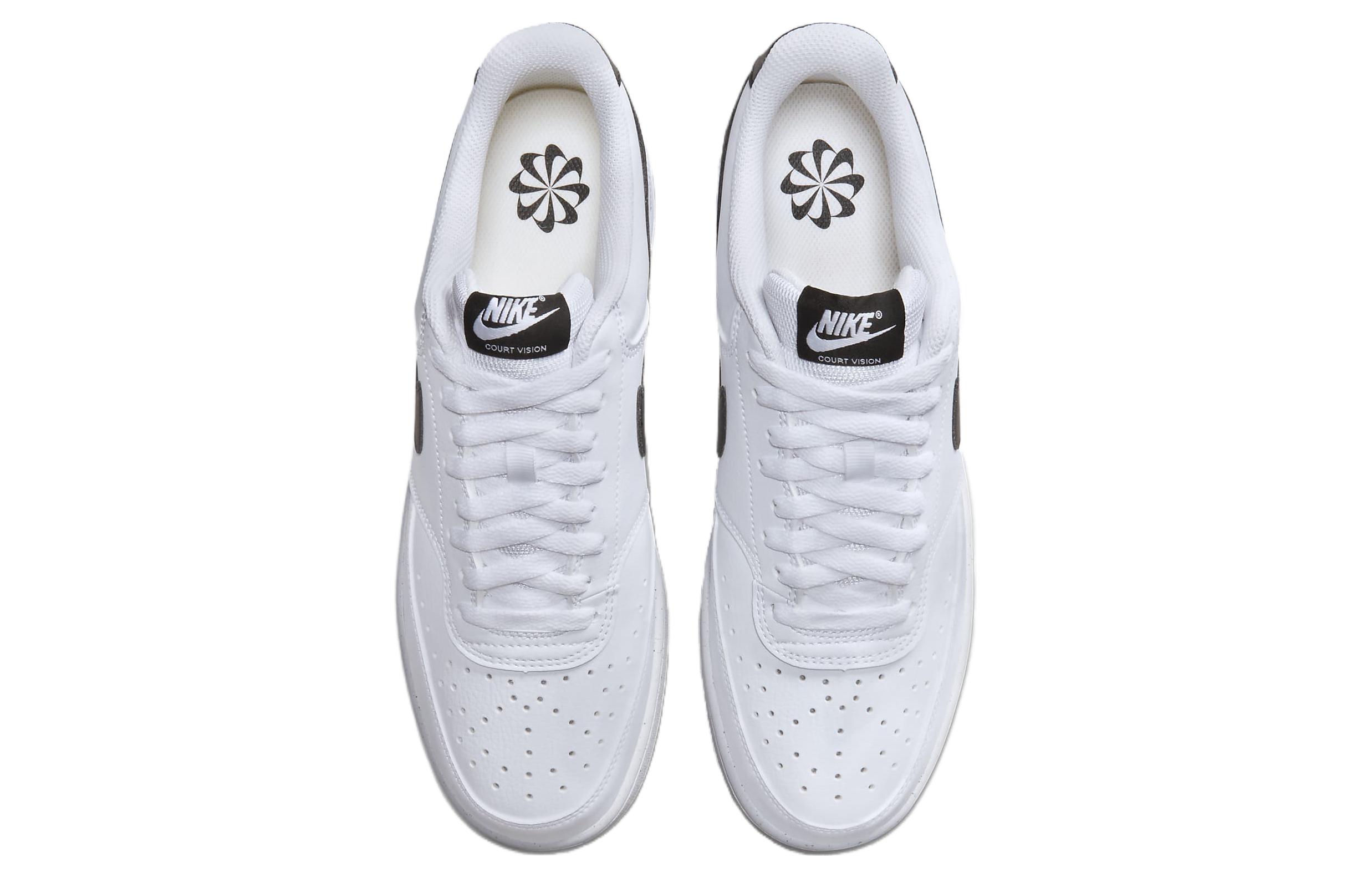 Lookbook Nike Court Vision Low Next Nature 'Putih Hitam' DH2987-107