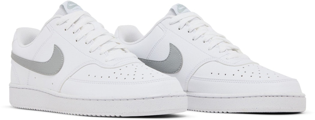 Nike Court Vision 1 減震耐磨 低筒 板鞋 男款 白灰 Cheap Nike Court Vision 1 減震耐磨 低筒 板鞋 男款 白灰