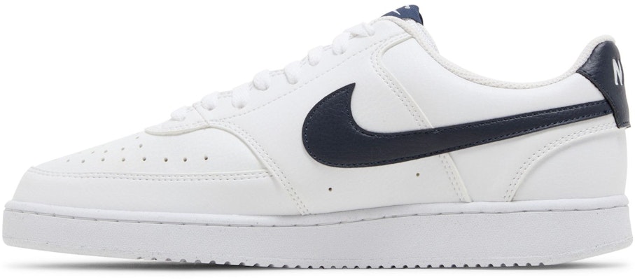 Nike Court Vision Low Next Nature 'White Midnight Navy' DH2987-106 Lookbook Nike Court Vision Low Next Nature 'White Midnight Navy' DH2987-106
