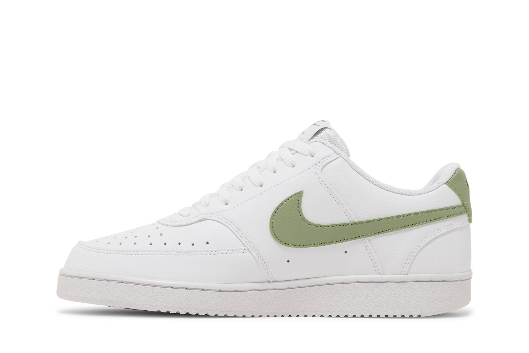 Lookbook Nike Court Vision Low Next Nature 'Blanco Verde Aceite' FD0781-100
