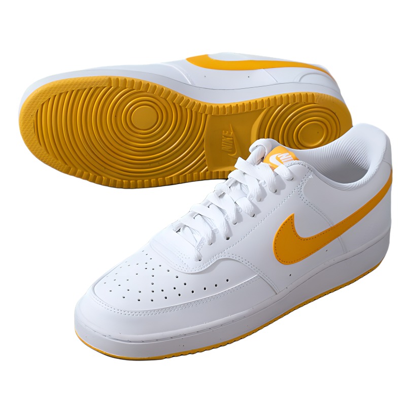 Shop Nike Court Vision Low Next Nature 'White University Gold' HF1744-100