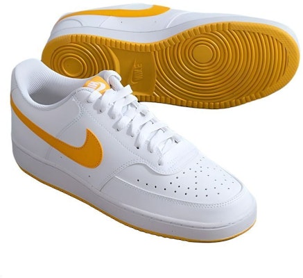 Nike Court Vision Low Next Nature 'Putih Universiti Emas' HF1744-100 Shop Nike Court Vision Low Next Nature 'Putih Universiti Emas' HF1744-100