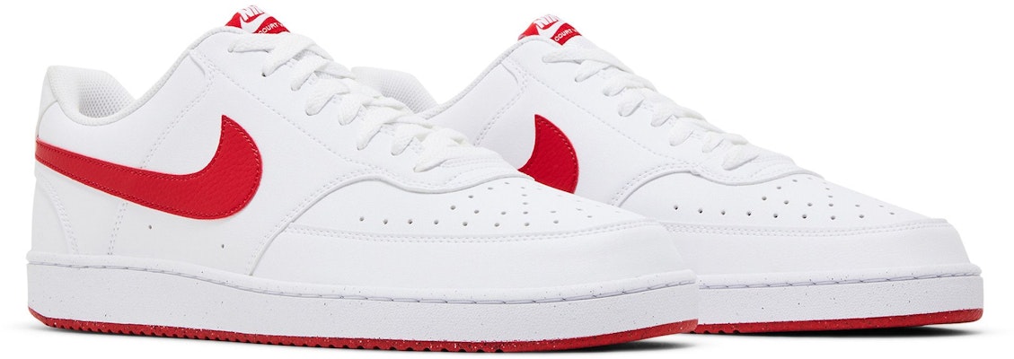 Nike Court Vision Low Next Nature 'White University Red' HF1744-101 1