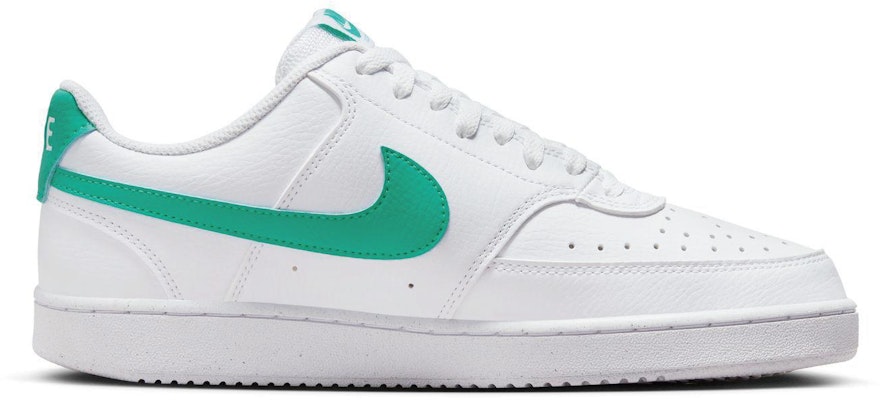 Nike Court Vision Low Next Nature White Color Jade DH2987-109 Details for Nike Court Vision Low Next Nature White Color Jade DH2987-109