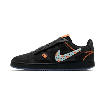 Nike Court Vision Low PRM 'Black Total Orange'