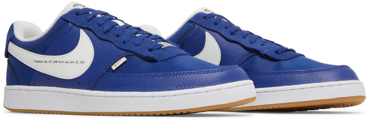 Nike Court Vision Low Premium 'First Use - Deep Royal Blue' Biru Diraja. DJ2001-400 Cheap Nike Court Vision Low Premium 'First Use - Deep Royal Blue' Biru Diraja. DJ2001-400