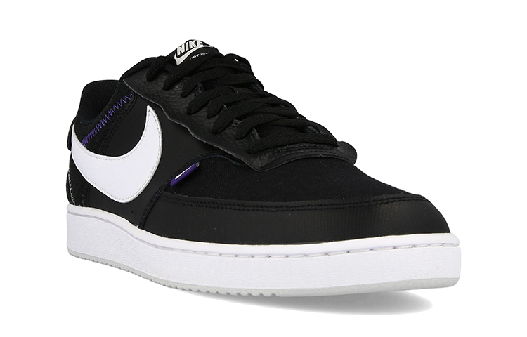 Lookbook Nike Court Vision Low Premium 'Hitam Putih' CD5464-001