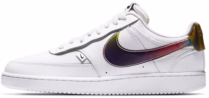 Nike Court Vision Low Premium 'White Rainbow Swoosh' CD5464-102 Nike Court Vision Low Premium 'White Rainbow Swoosh' CD5464-102