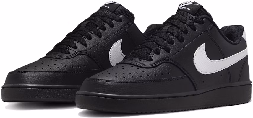 Nike Court Vision Low 'Black White' FZ0630-010 Lookbook Nike Court Vision Low 'Black White' FZ0630-010