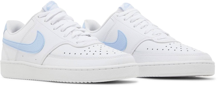 (W) Nike Court Vision Low Blanco Azul Real Lila CD5434-115 Cheap (W) Nike Court Vision Low Blanco Azul Real Lila CD5434-115