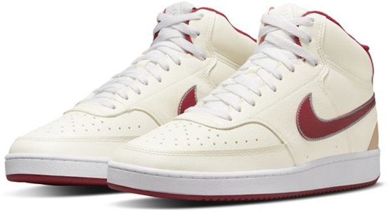 Nike Court Vision 中帮运动鞋 白色/红色 DQ4977-161 Lookbook Nike Court Vision 中帮运动鞋 白色/红色 DQ4977-161