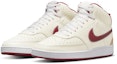 Lookbook Nike Court Vision Kasut Mid-Top Putih/Merah DQ4977-161