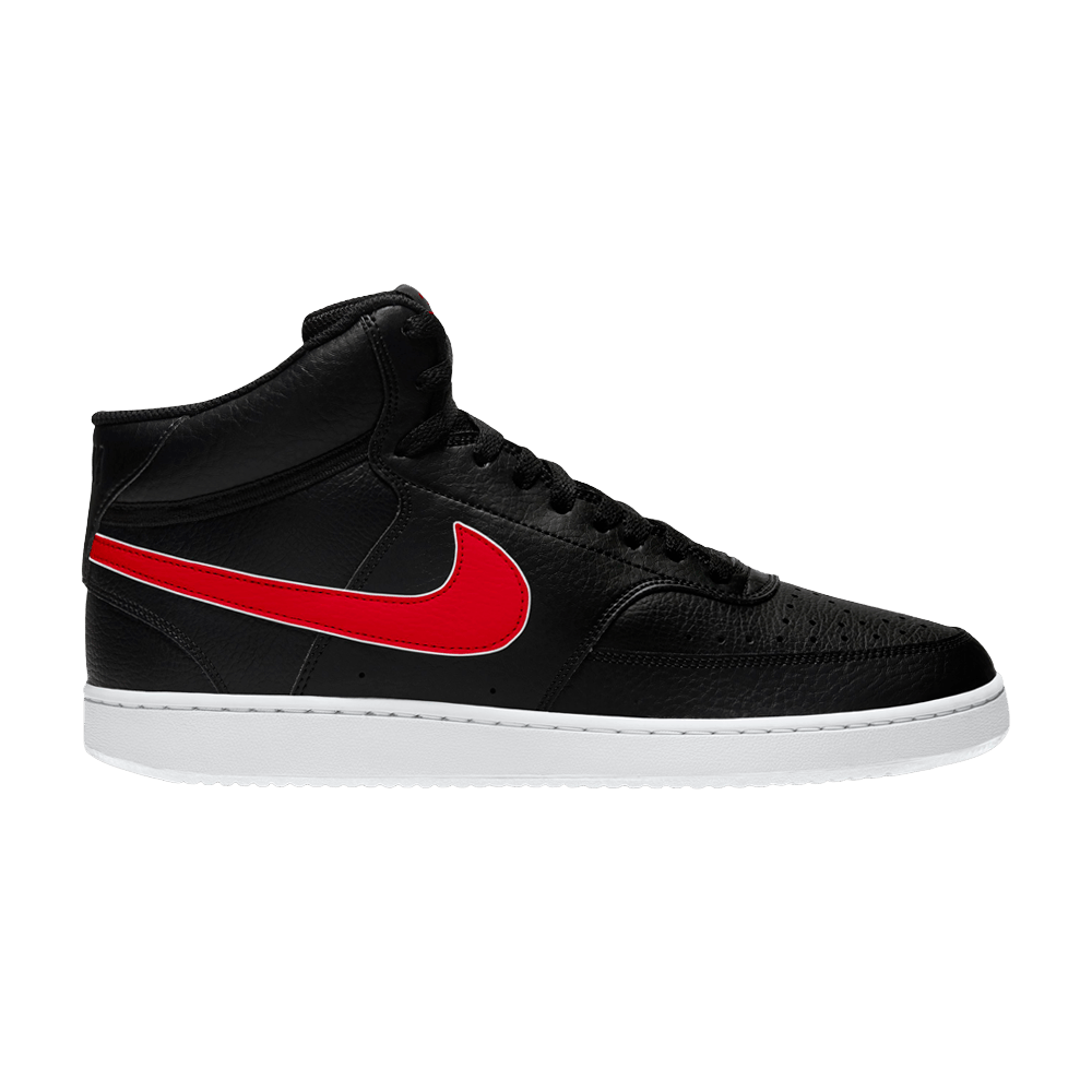 nike court vision mid black and blue